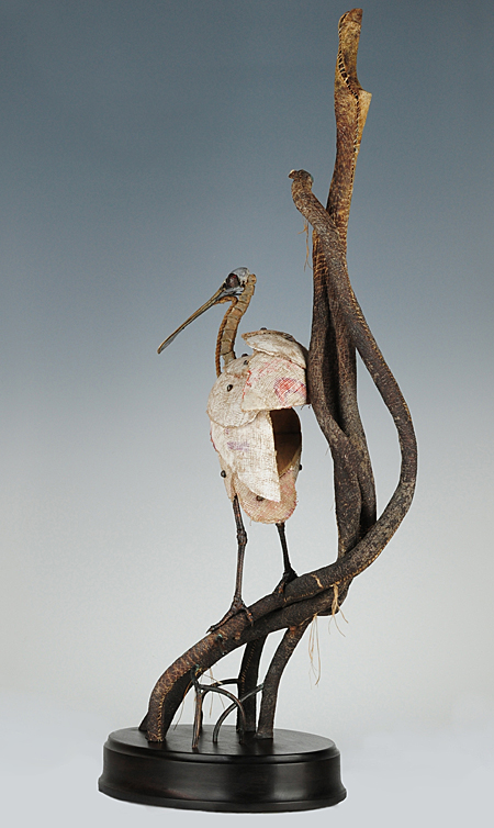 Spoonbill - Mixed Media