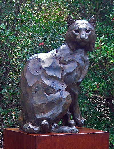 Steadfast - Bobcat Sculpture