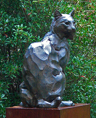 Steadfast - Bobcat Sculpture